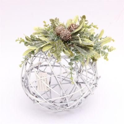 Unique Design Christmas Home Decorative Ball Shape Christmas Wreath