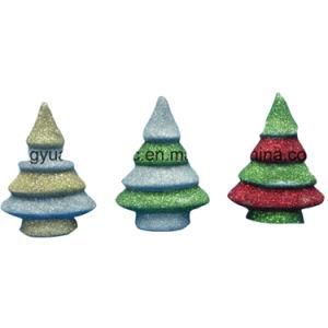 Tree Shape Ceramic Pendants for Christmas Gift