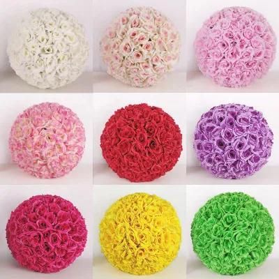 Popular Artificial PE Flower Artificial PE Wedding Rose Hanging Ball