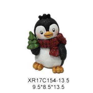OEM ODM Resin /Polyresin Craft Penguin Statue Christmas Gift