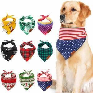 for Large Dog Bandana Pet Scarf Washable Bow Tie Cat Dog Collar