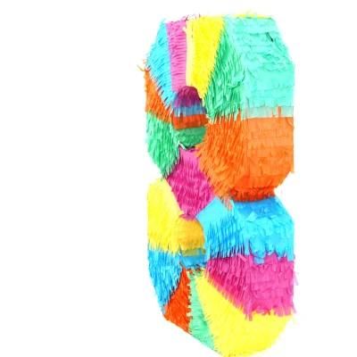 Party Decoration Number Pinata From 1 to 9 Hot Selling Cardboard Pinata