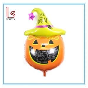Inflatable Pumpkin and Ghost Foil Hydrogen Balloons for Halloween Decoration