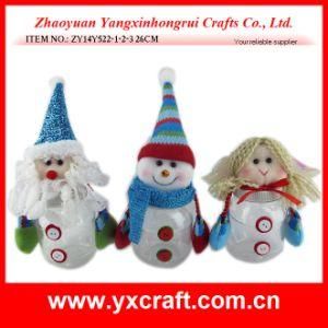 Christmas Decoration (ZY14Y522-1-2-3) Blue Christmas Bottle Name Card Holder
