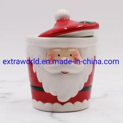 Ceramic Food Storage Jar for Christmas