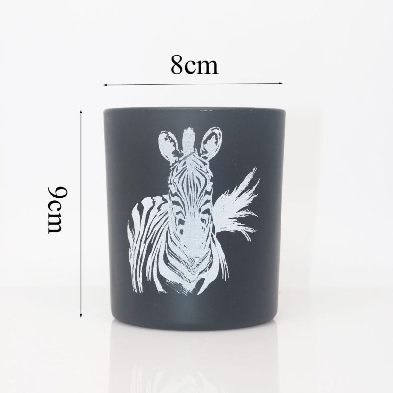 Black Zebra High Quality Jar Candle for Party 7.5oz