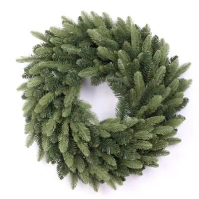 Yh21137 Christmas Decorations 50cm Christmas Wreath Artificial Wreath Door Hanging Window Background Christmas Tree Accessories