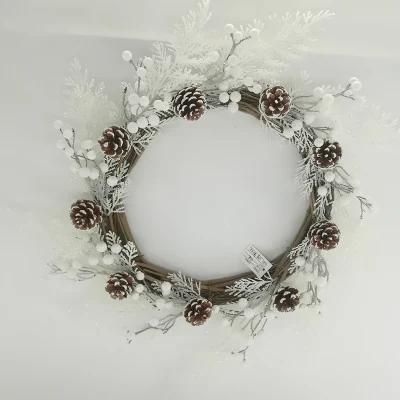 Custom Artificial Ornament Festival Christmas Garland Wreath