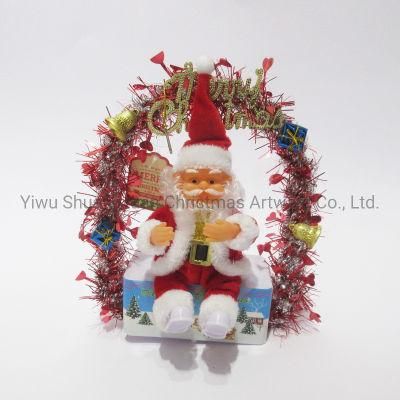 Christmas Electric Santa Claus with Light Bell Music