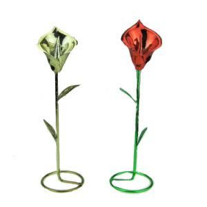 Muticolor Artificial Lily Flower Wire for Valentine&prime;s Day