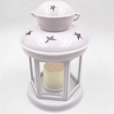 LED Candle Holder Christmas Lantern Hanging Night Light Festival Lamp