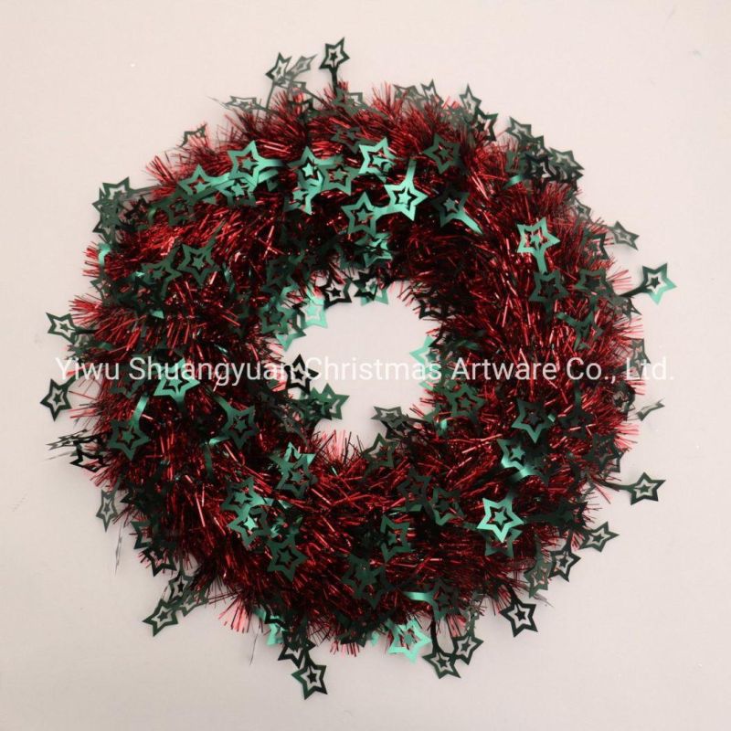 Christmas Ornaments Wreath PVC Pet Decorations