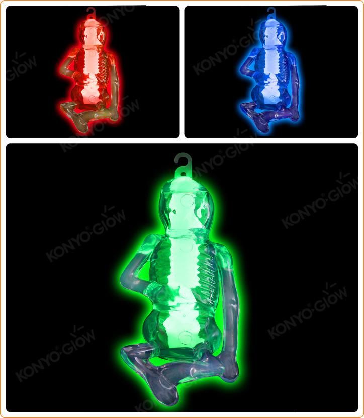 Skeleton Glowstick Glow Toy Plastic Skeleton (M-48152)