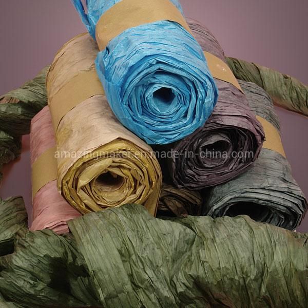 Striated Colored Paper Garlands for Christmas Packaging (AM-PW001)