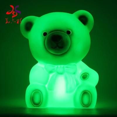 LED Plastic Bear Lighting Waterproof for Park or Garden Decoration