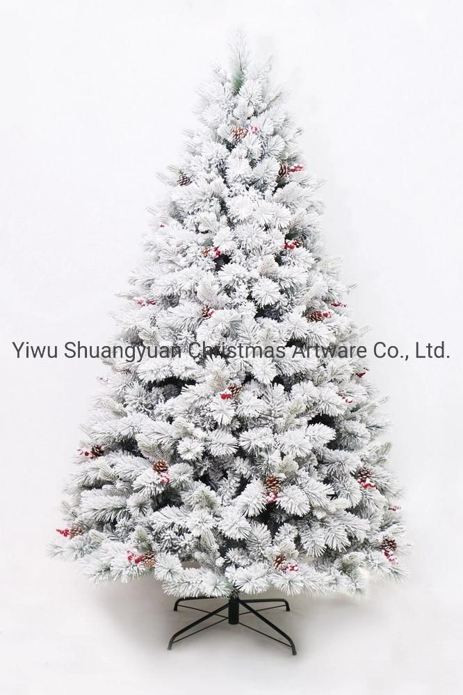 7FT Christmas Tree White Christmas Tree Flocked Christmas Tree Artificial Christmas Tree