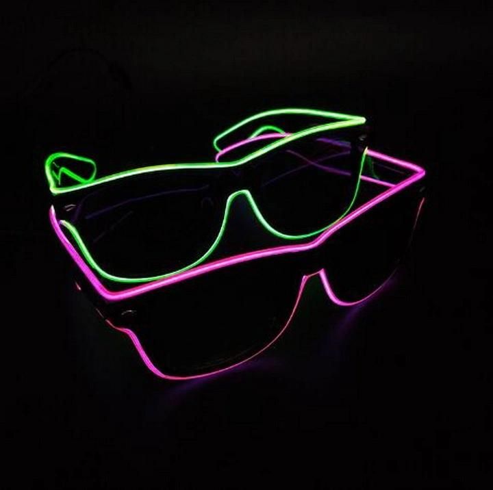 Christmas Party EL Luminescence LED Flashing Glasses