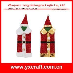 Christmas Decoration (ZY16Y095-1-2 38X13CM) Christmas Wine Bags Bulk