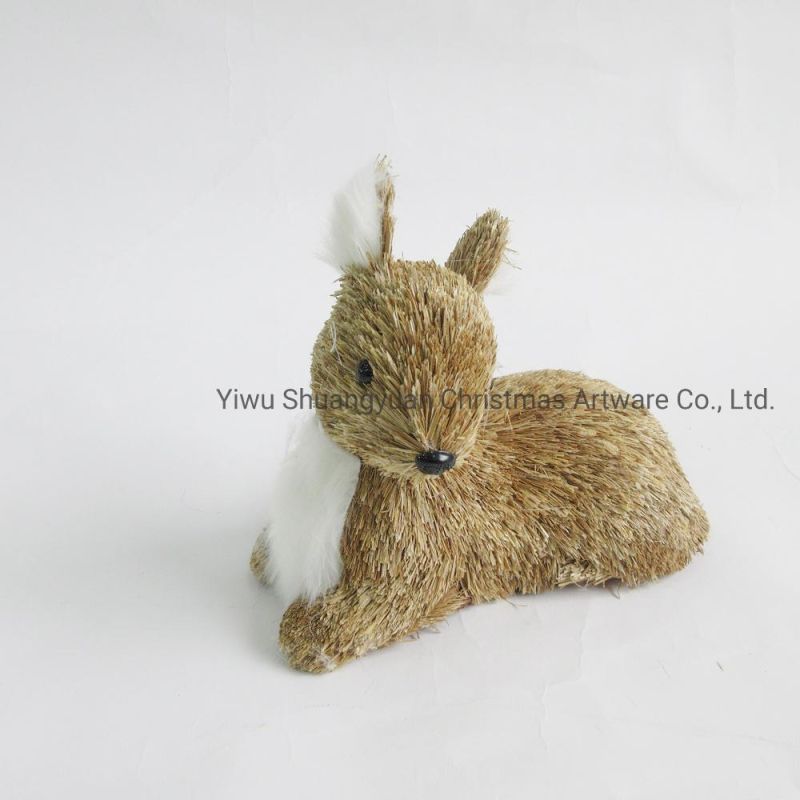 Artificial Bulrushes Deer Christma Home Decoration Deer
