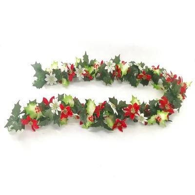 New Style Promotional PVC Artificial Christmas Wreath/Garland for Christmas