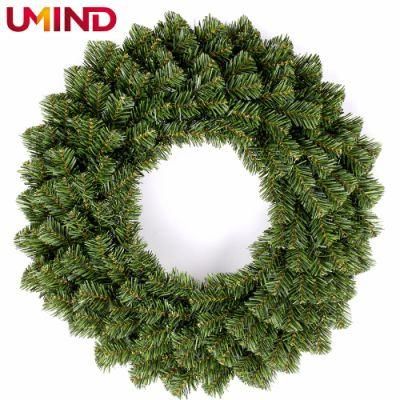 Yh1979 Hot Sale 30cm Christmas Wreath New Fashion Artificial Home Garden Decoration