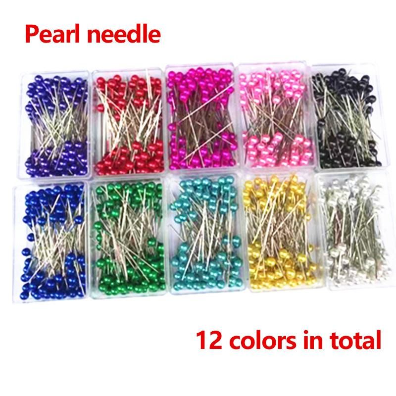 Pearl Head Wedding Craft Dressmaking Patchwork Straight Sewing Needle Pins