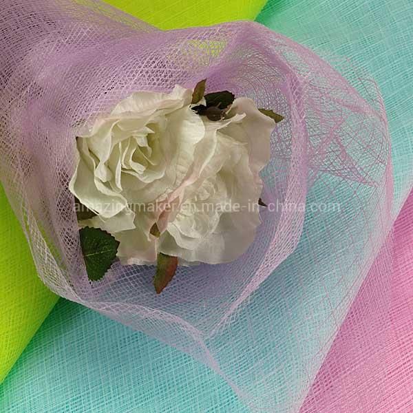 Diamond Pattern Flower Wrapping Decorative Mesh