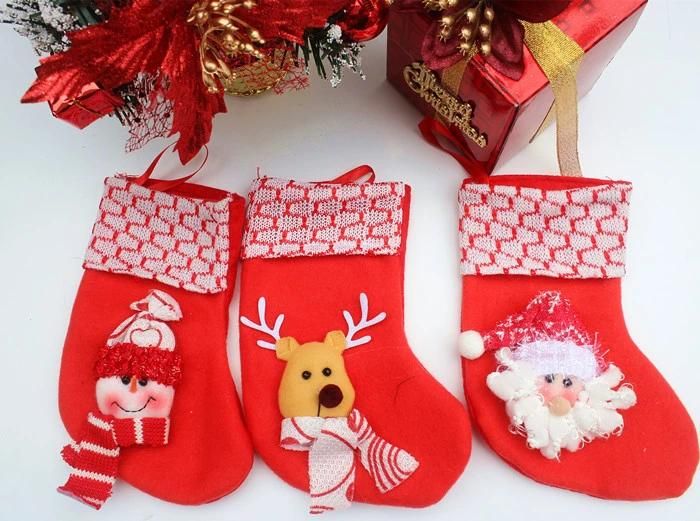 Custom Wholesale Christmas Decoration Gift Socks Stocking