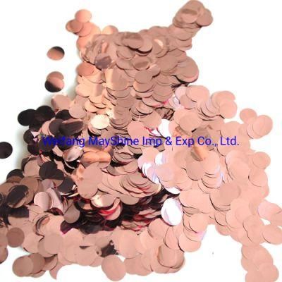 50g Mixed Colour Circle Tissue Paper Confetti Wedding Decoration Throwing Confetti Balloon Filler Rose Gold Foil Shiny Confetti