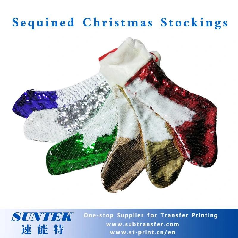 Sublimation Blank Christmas Linen Stocking