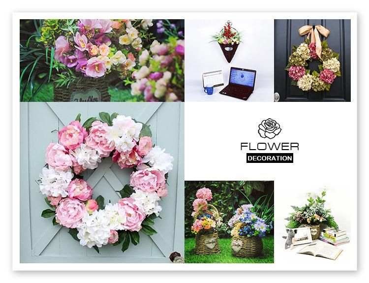Wholesale Decorative Flowers Door Eucalyptus Christmas Wreath for Front Door