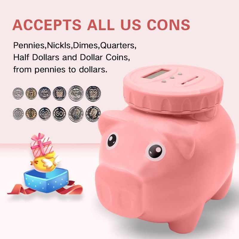 Customized Digital Piggy Coin Bank for Children Gifts