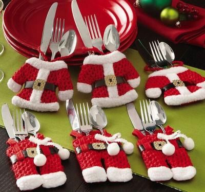 Fancy Santa Christmas Decorations Pockets Dinner Table Decor
