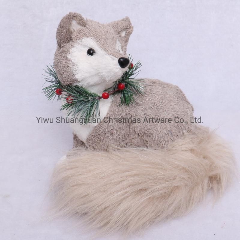 New Coming Decoration Baby Squirrel and Mother Squirrel for Christmas Ornaments