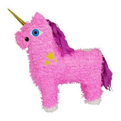 Birthday Party Supplies White and Pink Heart Design Wholesale Unicorn Paper Pinata