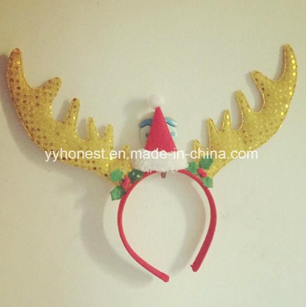 Hot Sale Cheap Christmas Reindeer Antler Headband for Children