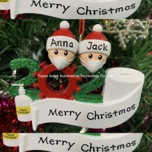Christmas Ornaments Kit DIY Personalized Family Members Names Christmas Decorations for 2020 Quarantine Survivor Family