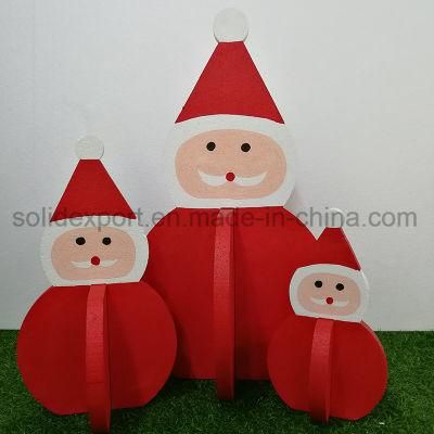 Christmas Shop Window Decoration Santa Claus Sleigh Display Props