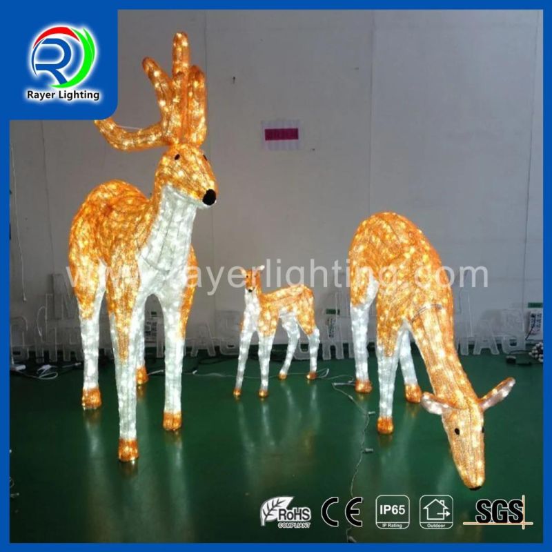 LED Christmas Reindeer Christmas Decoration for Garden Lights