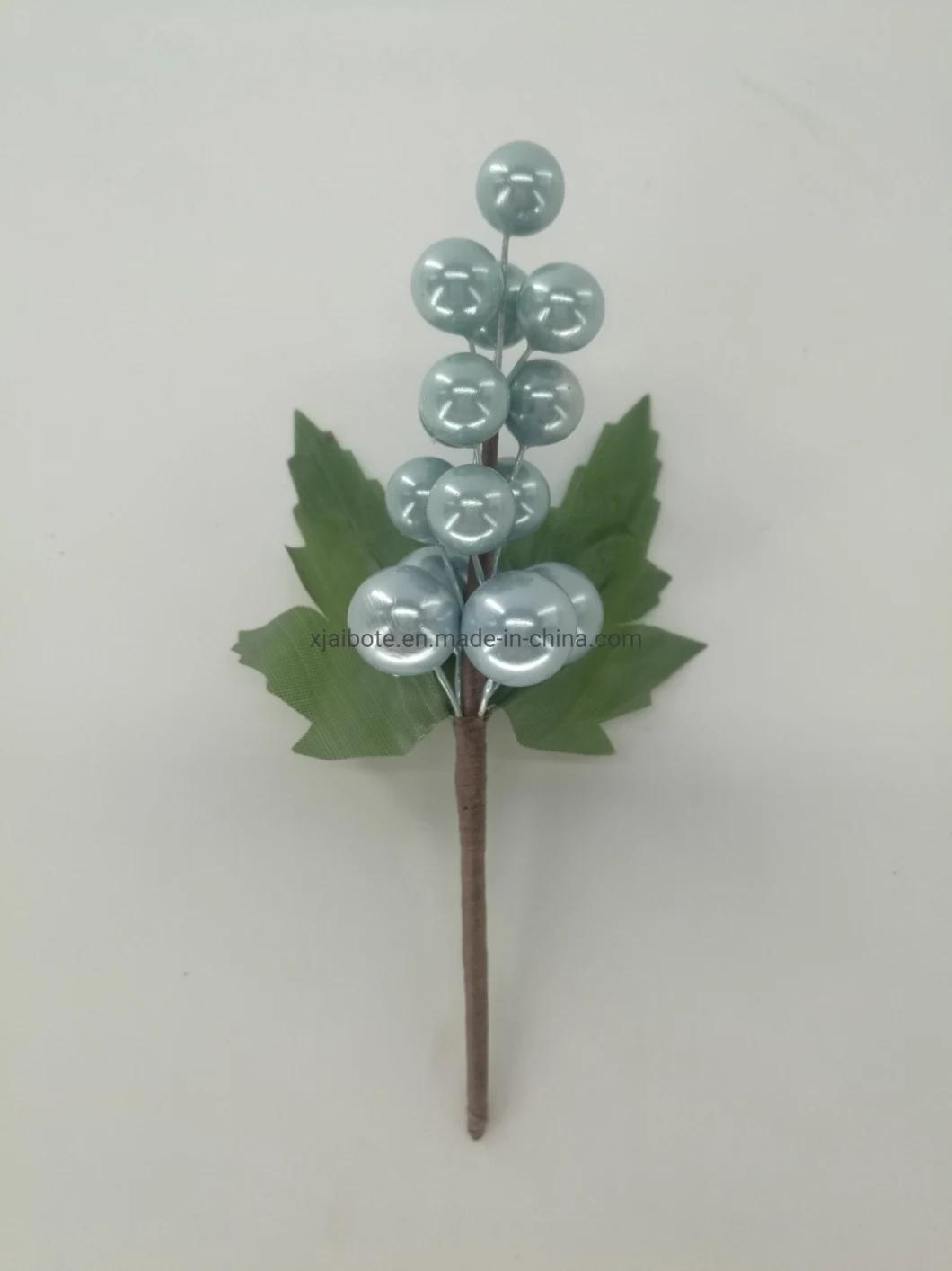 High Quality Christmas Decoration with Artificial Foam Berries and Artificial Flower for Home Decor