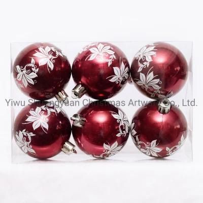 New Design Christmas Ball for Holiday Wedding Party Decoration Supplies Hook Ornament Craft Gifts