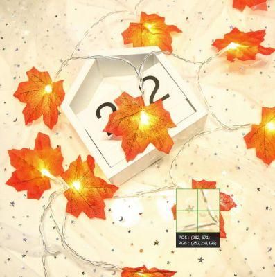 Maple Leaf LED Lamp String Room Indoor Decoration Lights