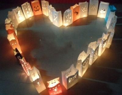 Party Favor Luminary Paper Lanterns for Candles