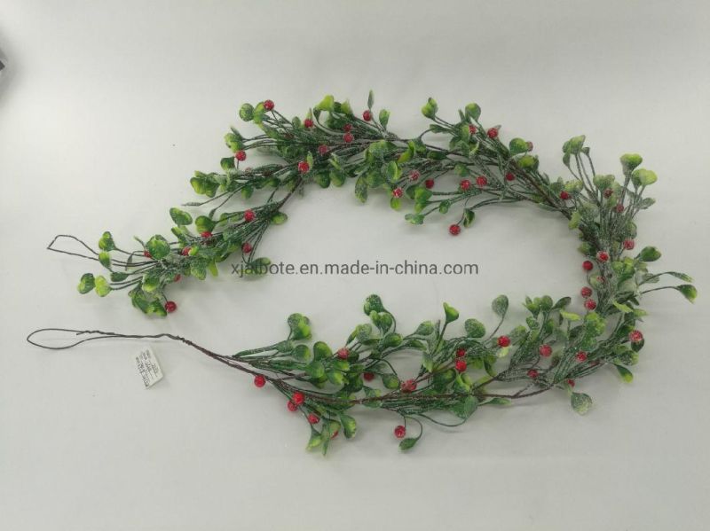 Christmas Pine Needle Garland Ornaments Decorations
