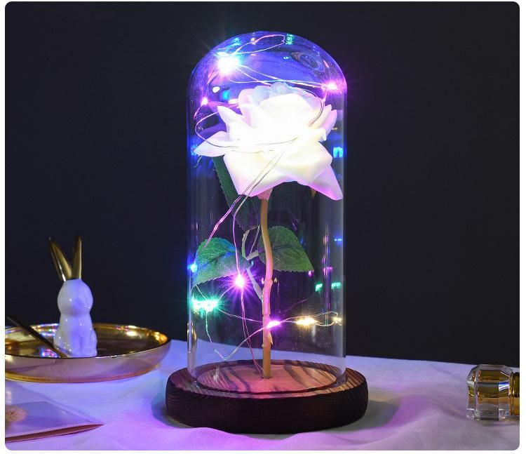 Hot Sale LED Rose Lamp Shade 2022 Valentines Day Boxes Gifts
