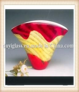 Multicolour Vase Glass Craft for Home R Decoration