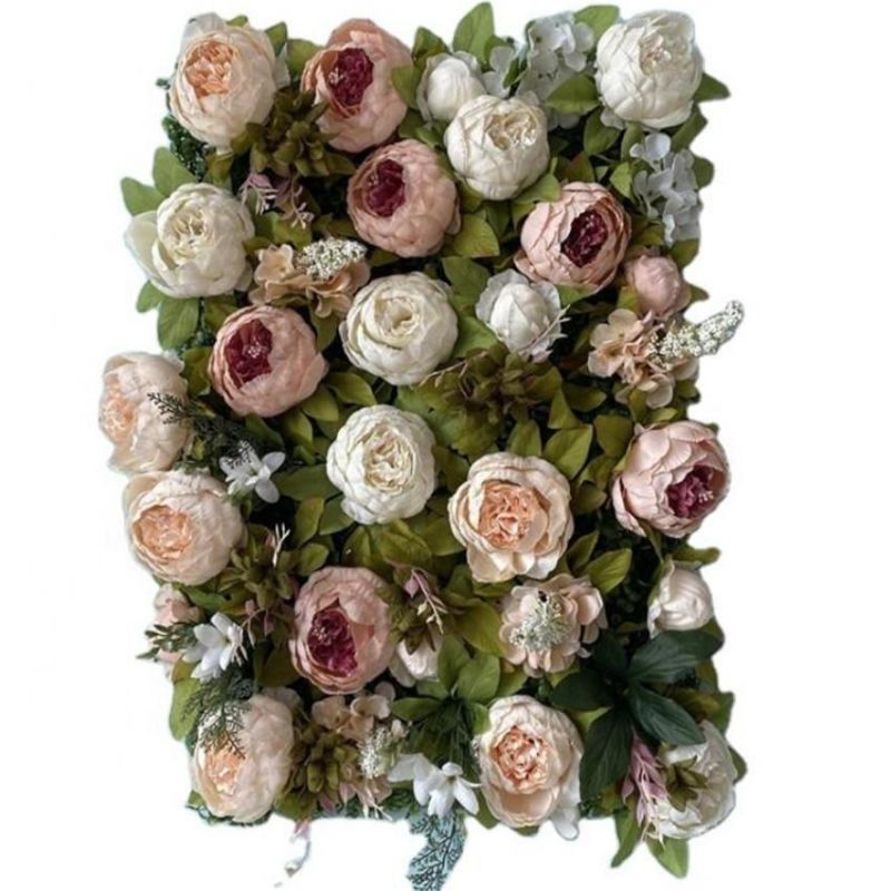 Hot Design Artificial Flower Wall for Wedding Decoration