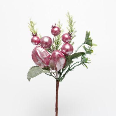 Artificial Branch with Ornaments and Berries Decorate