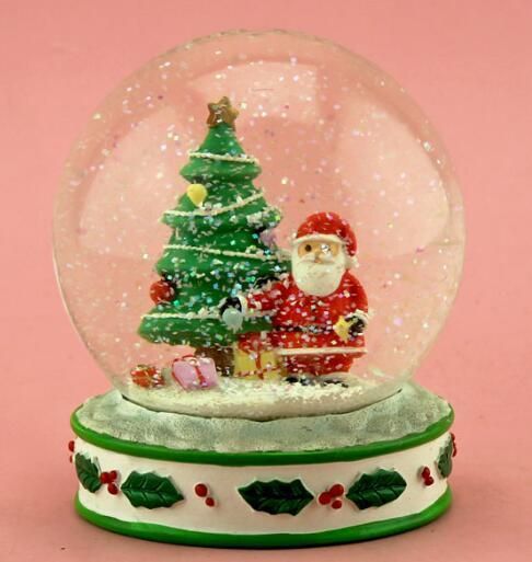 2020 New Christmas Light Glitter Snow Globe Ball