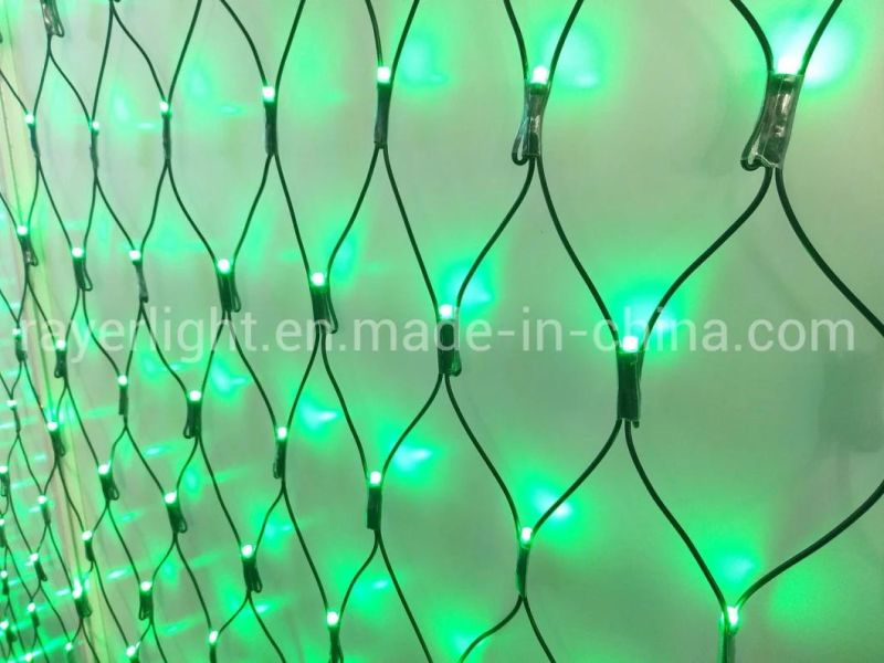 Christmas Festival Decoration Customized Triangle LED Mesh Net Light